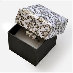 Dárková krabička na prsten - ornamenty
