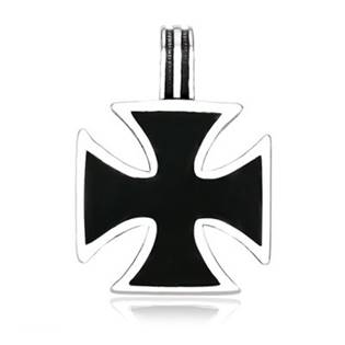 Ocelový přívěšek - maltézský kříž