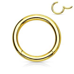 Piercing segment kruh - zlatý