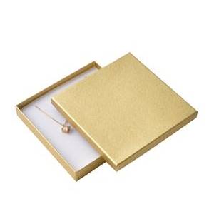 Velká krabička na soupravu šperků - zlatá