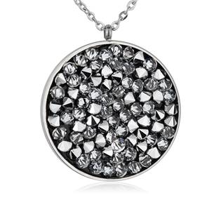 Ocelový náhrdelník s krystaly Crystals from Swarovski®, CRYSTAL CAL