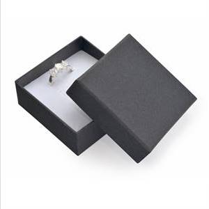 Dárková krabička na soupravu šperků - černá