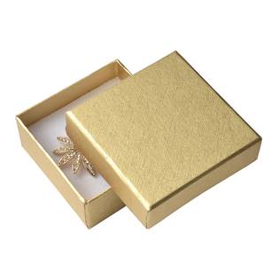 Krabička na soupravu šperků - zlatá