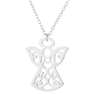 Stříbřený náhrdelník - andělíček
