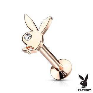Zlacená labreta Playboy, tyčka 1,2 x 6 mm