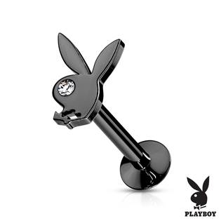 Černá labreta Playboy, tyčka 1,2 x 6 mm