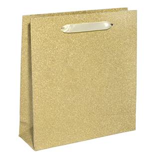 Papírová dárková taška zlatá