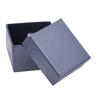 Dárková krabička na prsten nebo náušnice modrá