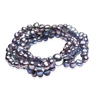 Perlový náramek z pravých říčních perel