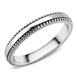Ocelový prsten šíře 3 mm