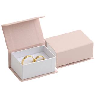 Dárková krabička na snubní prsteny - růžová
