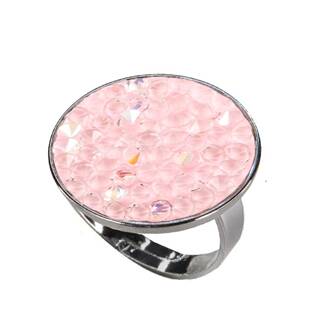 Prsten s krystaly Crystals from Swarovski® LIGT ROSE AB
