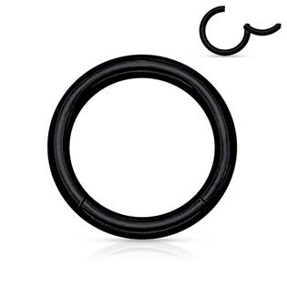 Piercing segment kruh - černý