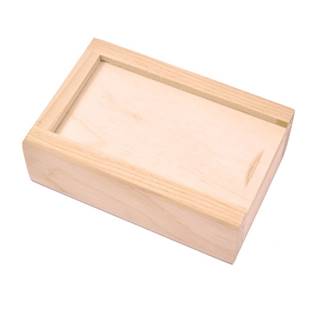 Dřevěná krabička s posuvným víkem