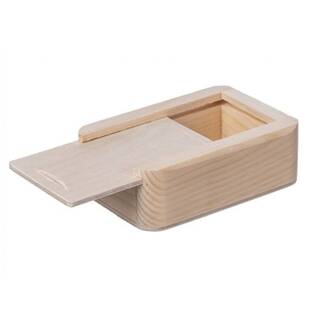 Dřevěná krabička s posuvným víčkem