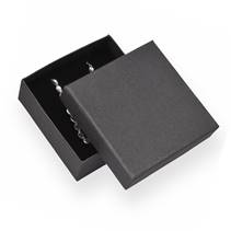 Dárková krabička na soupravu šperků - perleťově černá