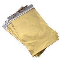 Dárkový sáček zlatý matný 75 x 120 mm