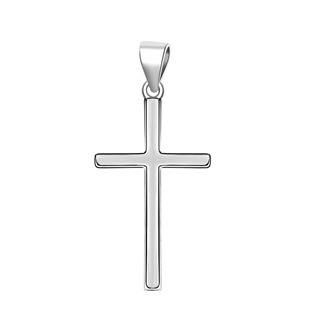 Drobný stříbrný přívěšek křížek