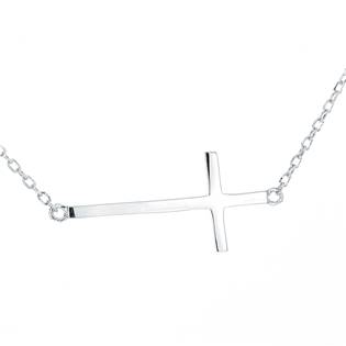 Střibrný náhrdelník s křížem