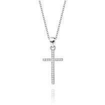 Střibrný náhrdelník s křížkem