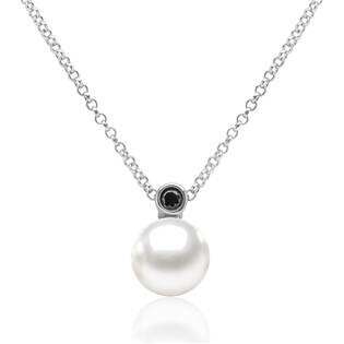 Stříbrný náhrdelník s pravou říční perlou