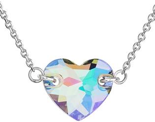 Stříbrný náhrdelník srdce Crystals from Swarovski® Paradise Shine