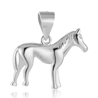 Stříbrný přívěšek - kůň