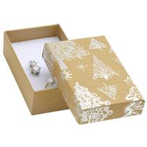 Vánoční dárková krabička na soupravu - stříbrný motiv